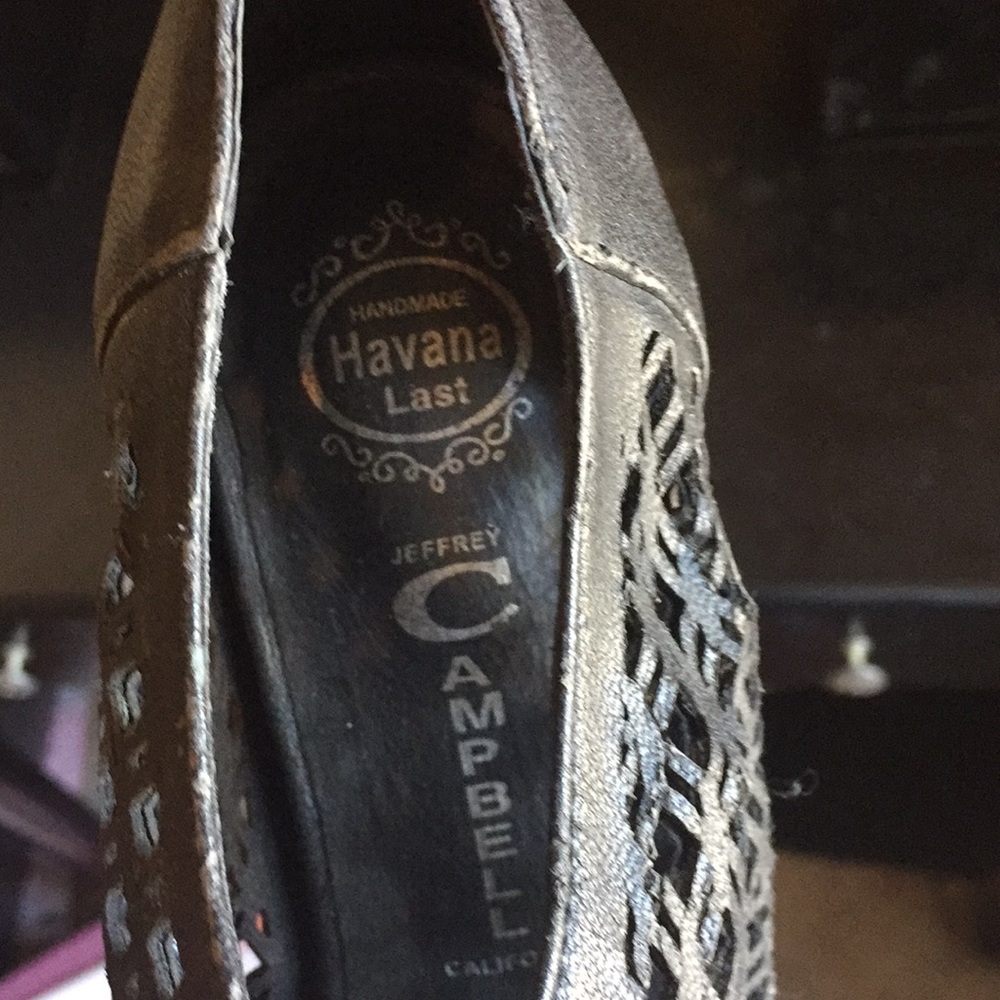 Jeffery Campbell Platform Open Toe Bottles - image 4